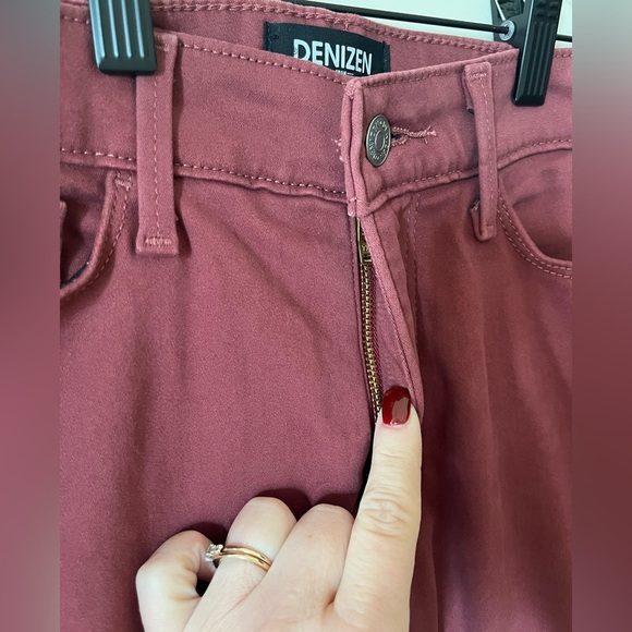 Denizen from Levi’s Mauve High Rise Skinny Stretchy Pants Women's size 8 - Picture 5 of 16